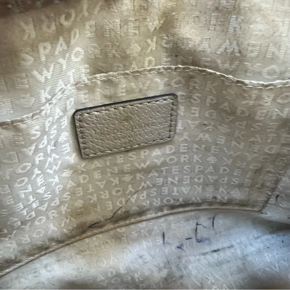 KATE SPADE Light Pink & FOSSIL Gray Crossbody Bags Leather Purses Lot of 2